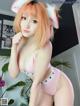 Coser@MissWarmJ: PlayBoy Pink J (13 photos )